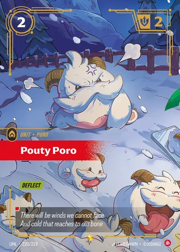 Pouty Poro